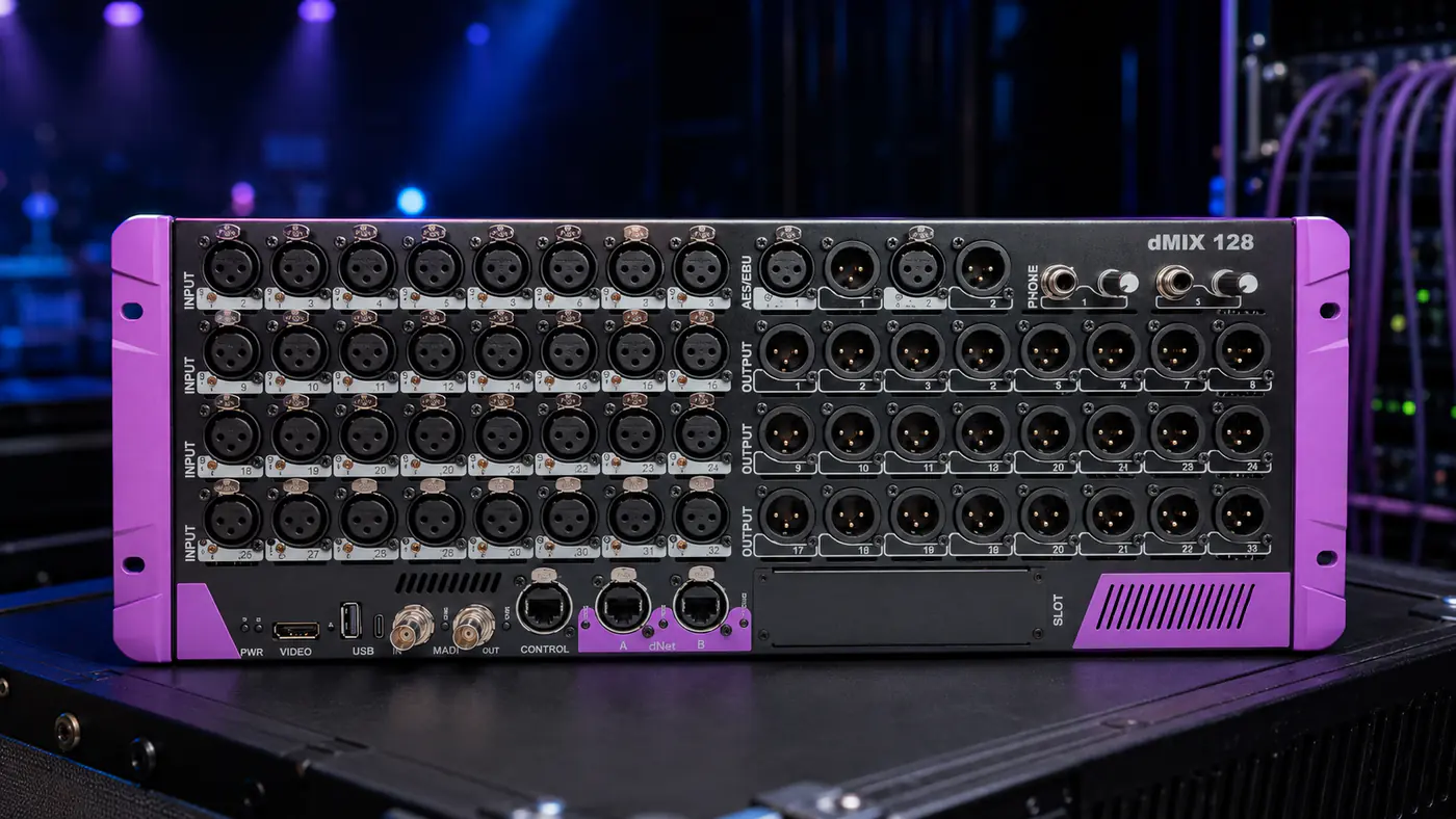 Violet Audio dMix 128: muito além de uma mesa digital de 32 canais