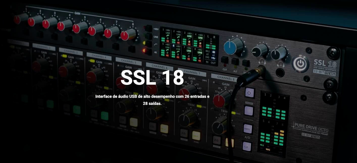SSL 18: interface, workflow e expansão
