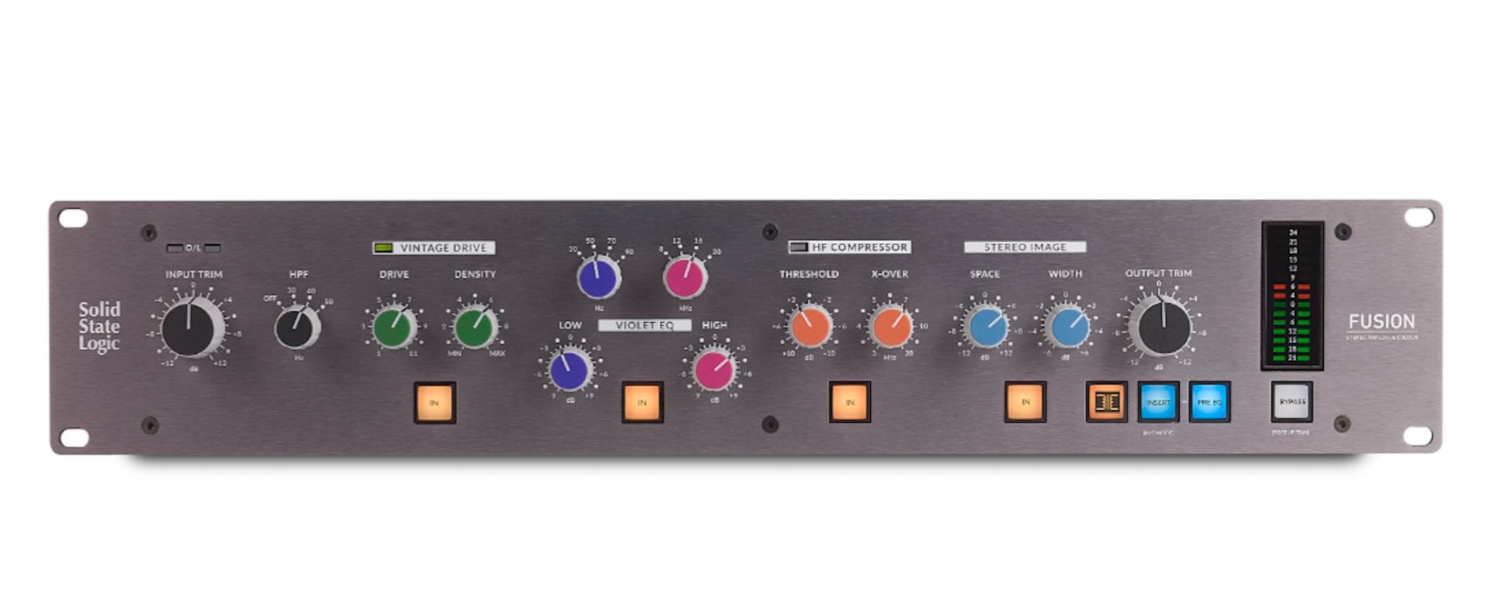 SSL Fusion: processamento analógico no mix bus